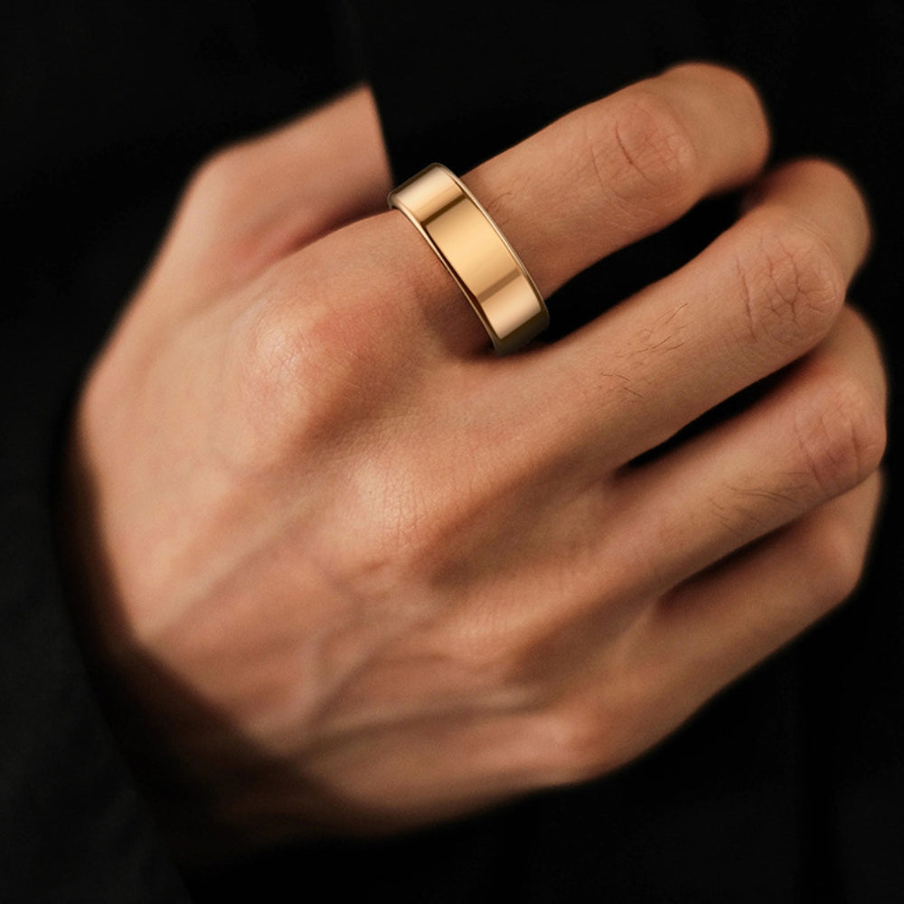 Smart Ring - Worn on Finger Side View
