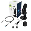 Condenser Microphone USB Tabletop Mic