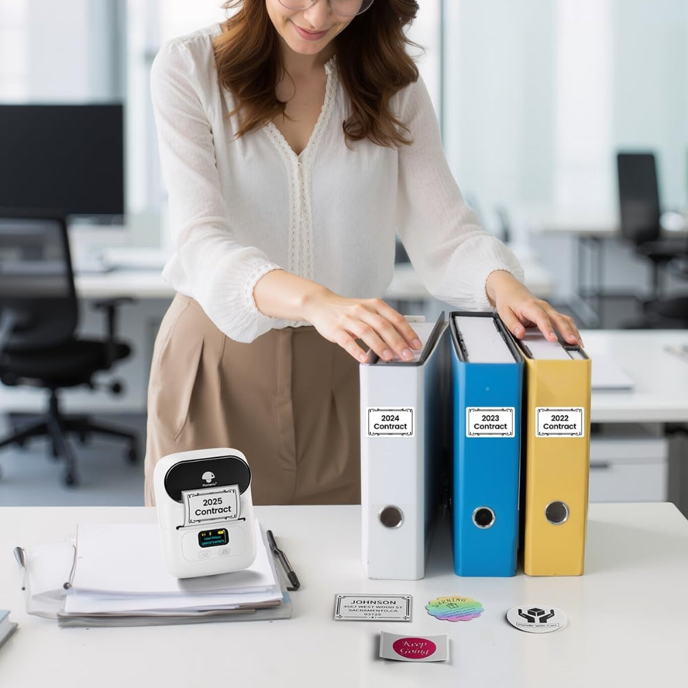 Thermal Sticker Printer - Paper Roll Replacement