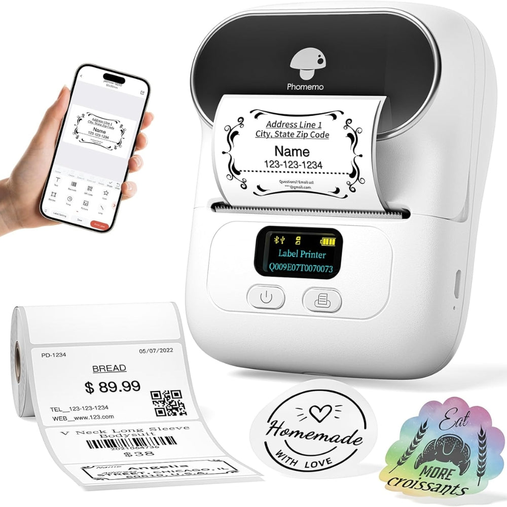 Thermal Sticker Printer - Printing Custom Labels Wirelessly