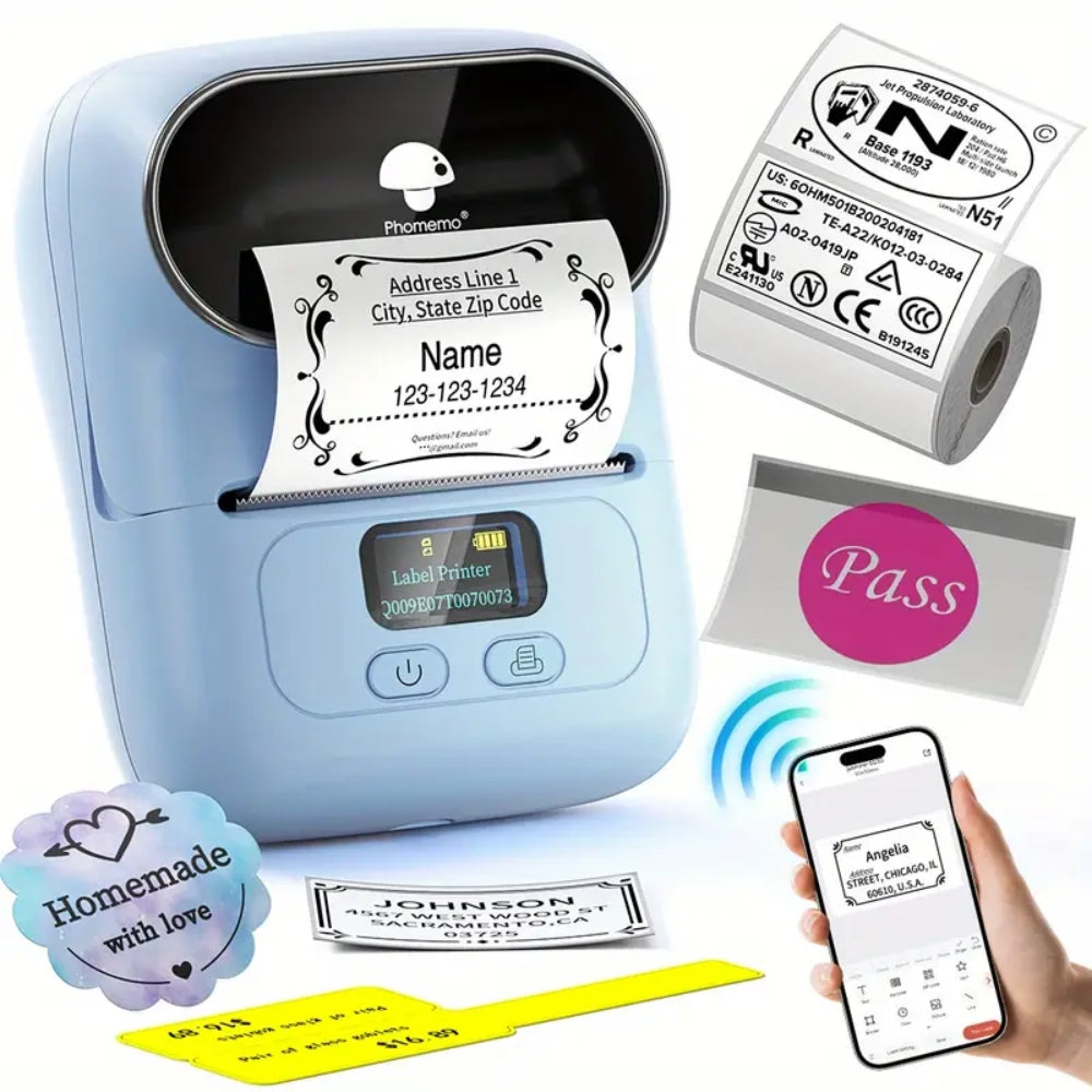 Smart Sticker Printer - No Ink Required Thermal Printing