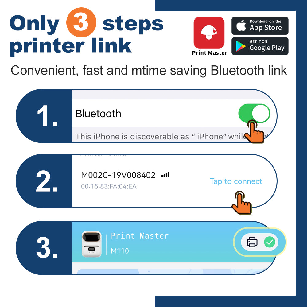 Portable Barcode Label Maker - App Controlled Printing