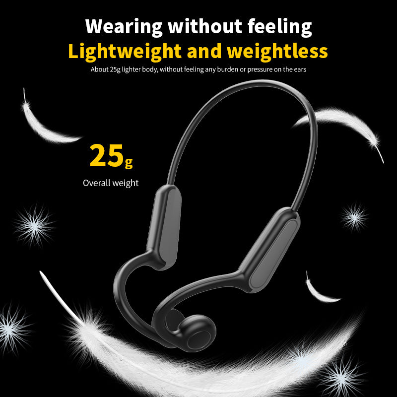 Wireless Sports Earphones - Bone Conduction Technology Side View