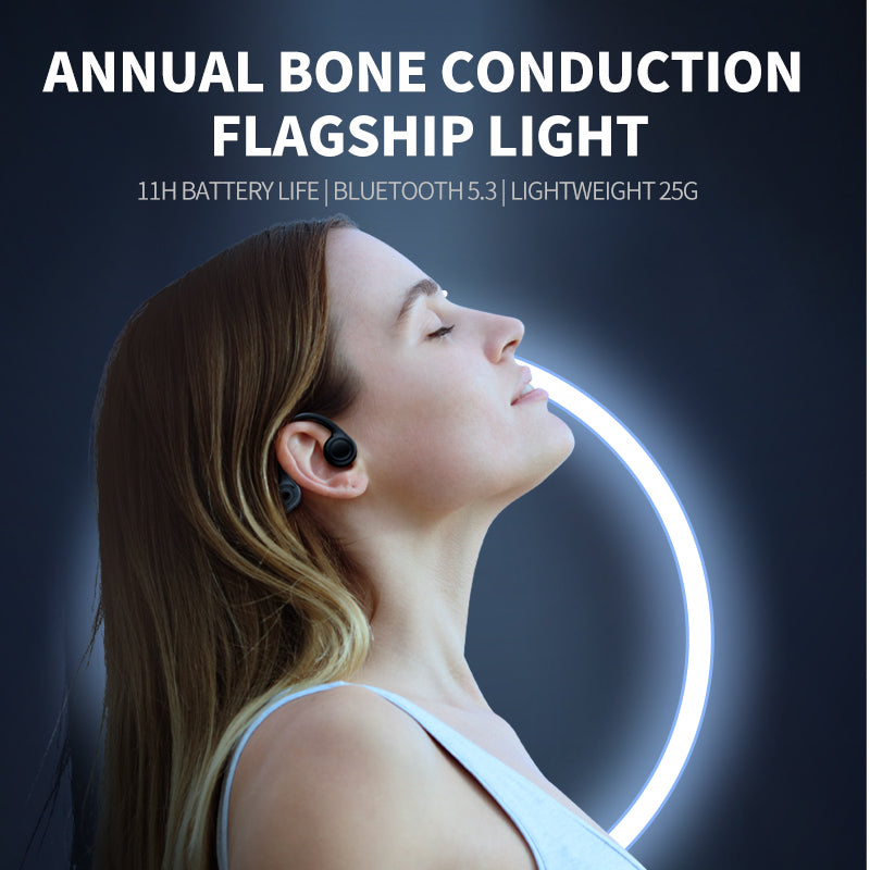 Sports Earphones with Ear Hooks - Bluetooth Wireless Connectivity