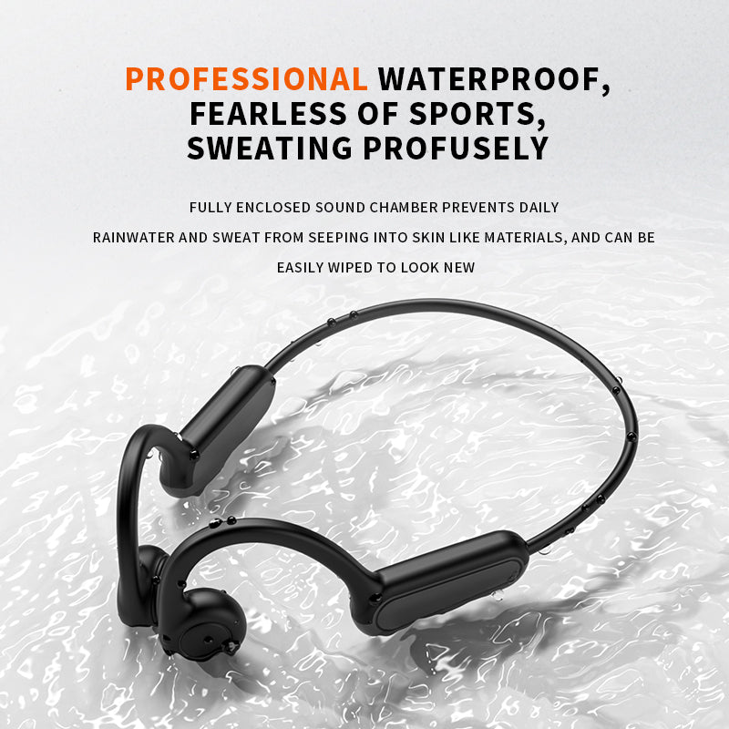 Bone Conduction Earphones - Secure Ear Hook for Running