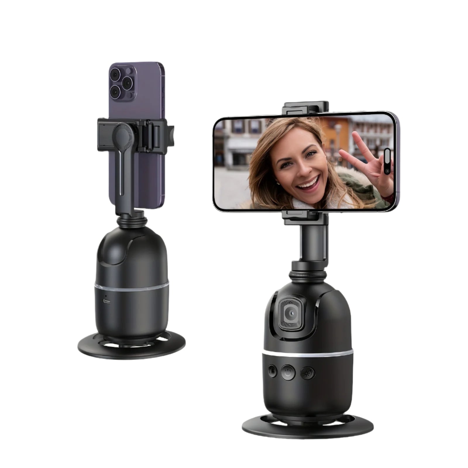 AI Selfie Stick - Wireless Bluetooth Remote and Tripod Stand