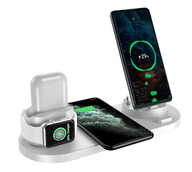 Multi-Device Wireless Charging Dock - Side Profile View