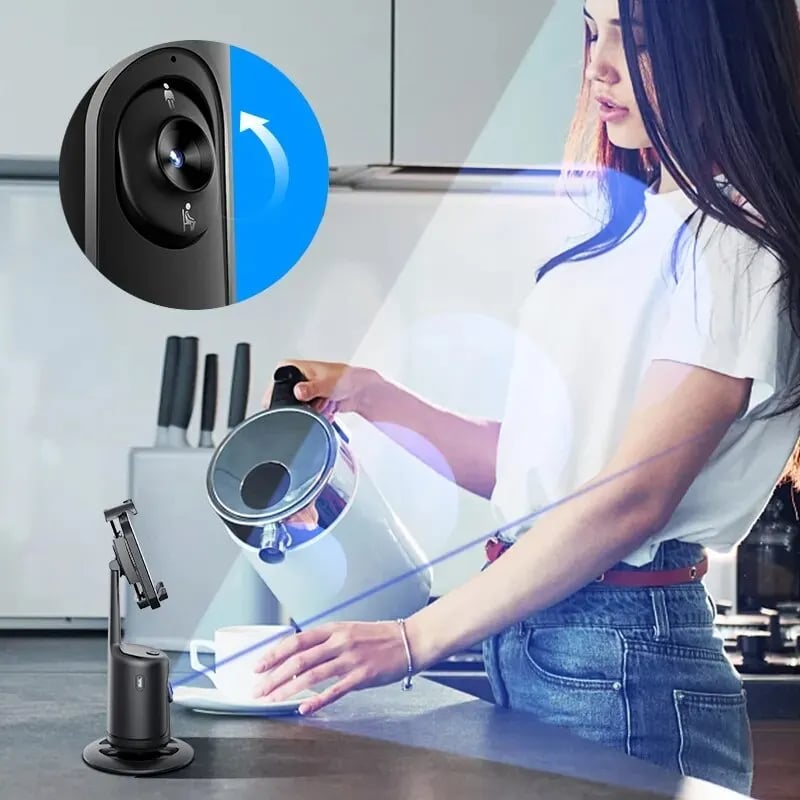 AI Gimbal Stabilizer - Tripod Stand Included