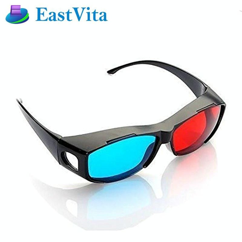 NNEIDS 3D Anaglyph Glasses - Red and Blue Lens for Movies and Gaming