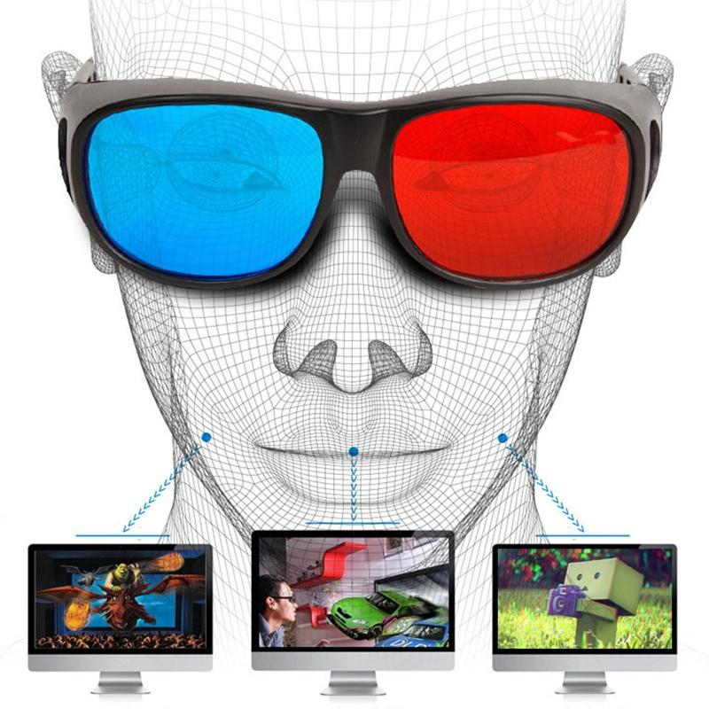 3D Anaglyph Glasses - Side Profile View