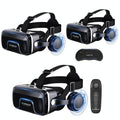 3D VR Headset for Smartphones - Immersive Virtual Reality Gaming Goggles