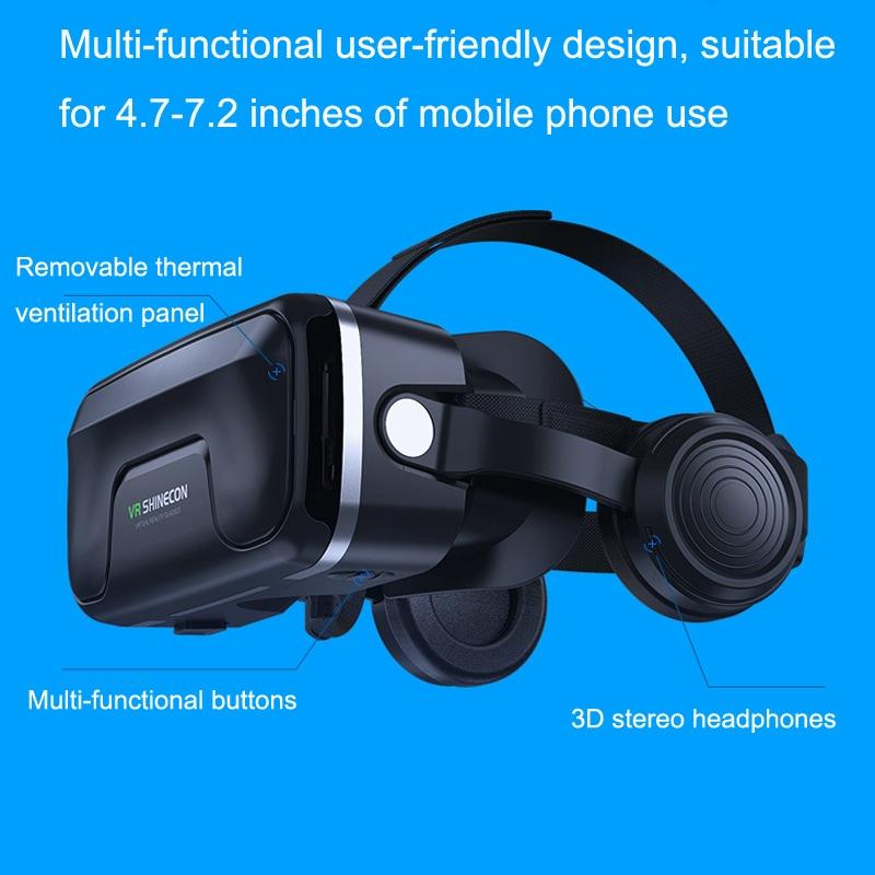 3D VR Headset - Compatible with iOS and Android Smartphones