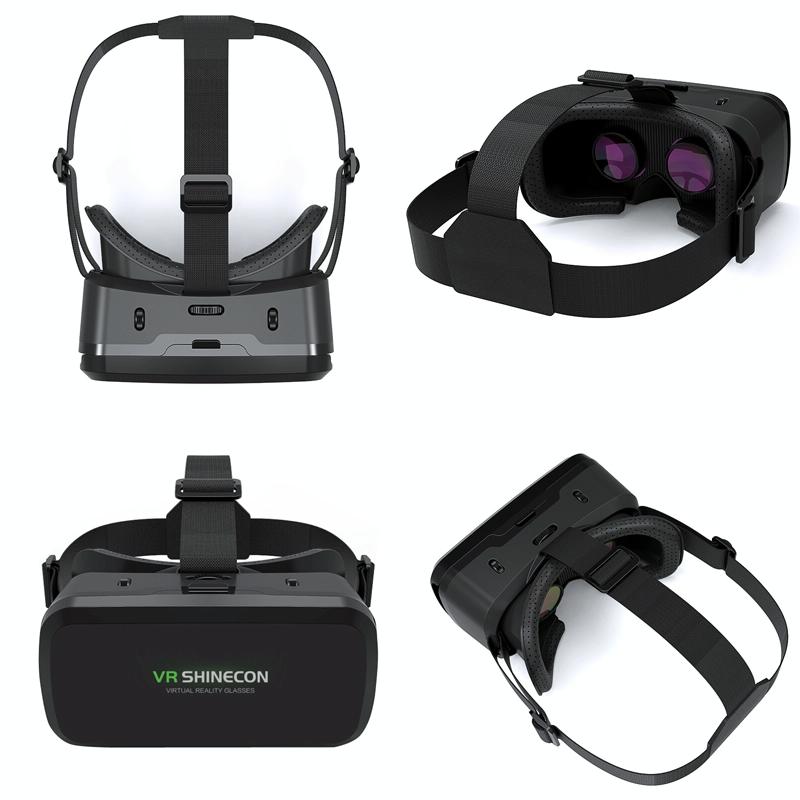 3D VR Glasses - Adjustable Head Strap and Lens Focus