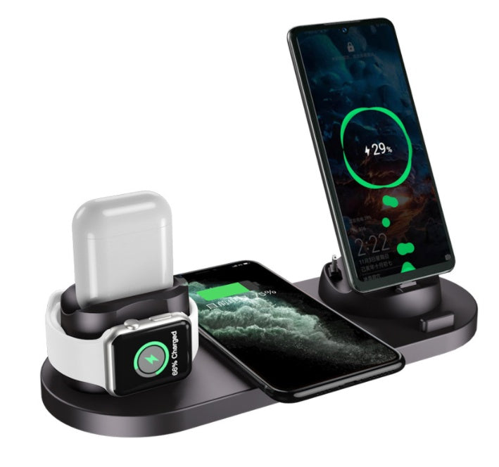 Wireless Charger Dock Station - Compact Desktop Design