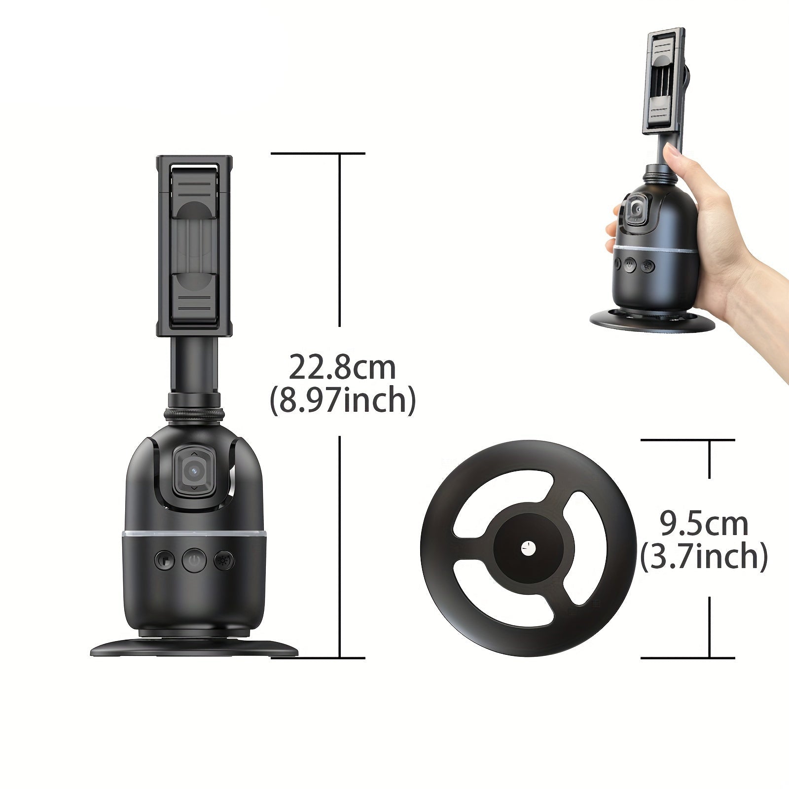 Smart Selfie Stick - Compact Portable Design for Smartphones