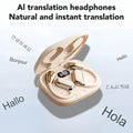 NNETM AI Translation Wireless Earbuds - Noise Cancelling Bluetooth Earphones